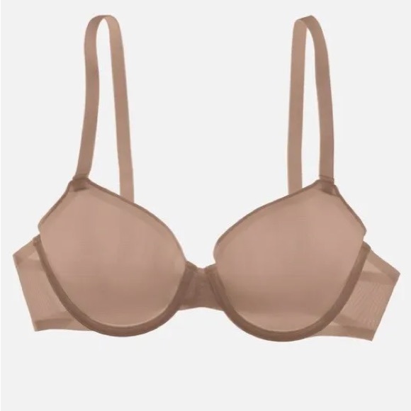 CUUP The Demi Bra in Sheer Brown, size 32B - Picture 9 of 9